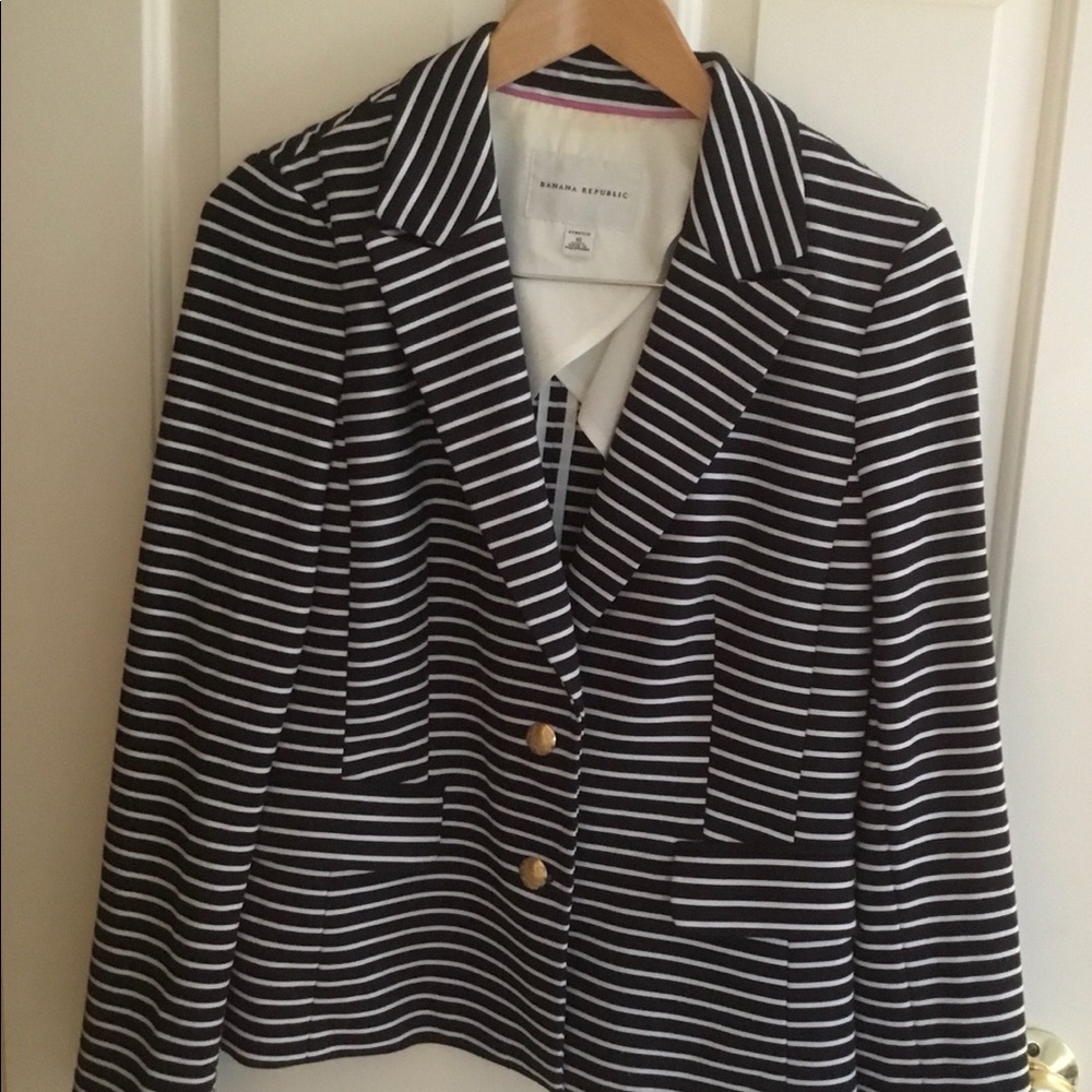Banana Republic pinstripe blazer